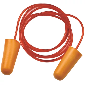 SINGER Zsinóros  füldugó, PU narancssárga. SNR: 34dB. 200pár/doboz