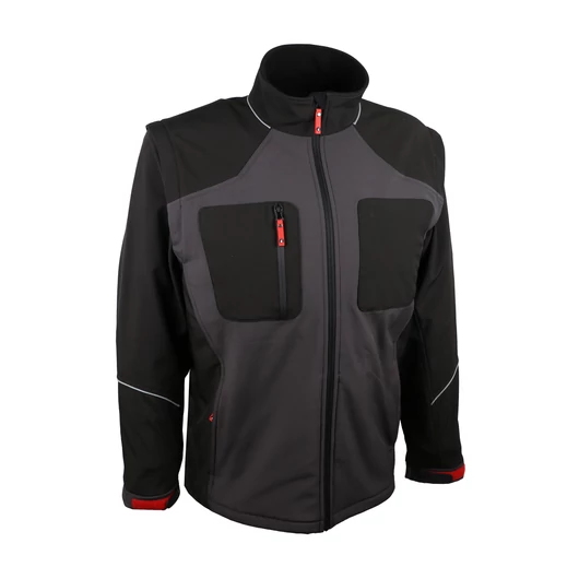 SINGER 2 az egyben, Softshell kabát szélálló és vízlepergető, elasztánnal