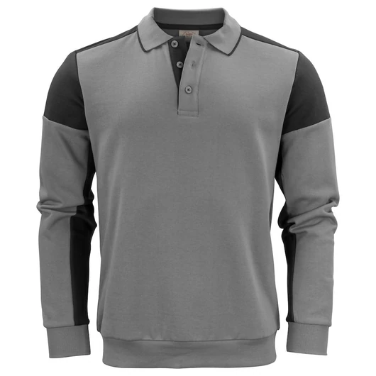 Printer uniszex galléros pulóver Prime Polosweatshirt