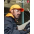 Kép 2/2 - SINGER Víztiszta védőszemüveg  pára és karcmentes bevonattal súly:24g